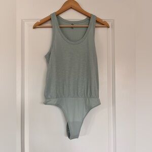 Intimately Free People Gauze Cotton Sleeveless Tee Off Bodysuit - XS
